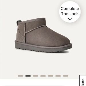 UGG Women's Gray classic ultra mini Boot size 8